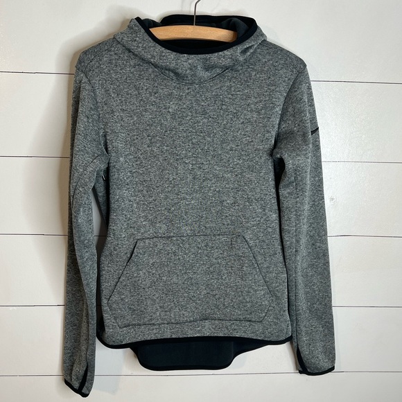NIKE GREY HOODED SWEATSHIRT SZ S - Picture 1 of 6